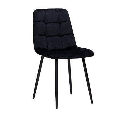 VRS Καρέκλα Loris Μαύρη 300-036