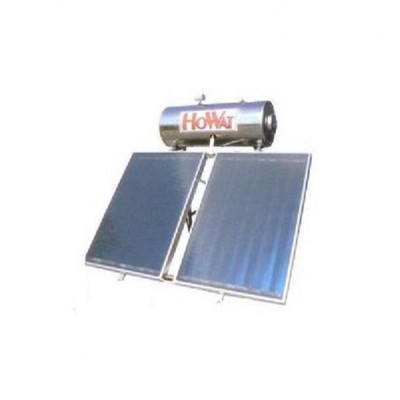 Ηλιακός HOWAT Glass 200lt/4 τ.μ. Τριπλής Ενεργείας με 2 Επιλεκτικούς Συλλέκτες