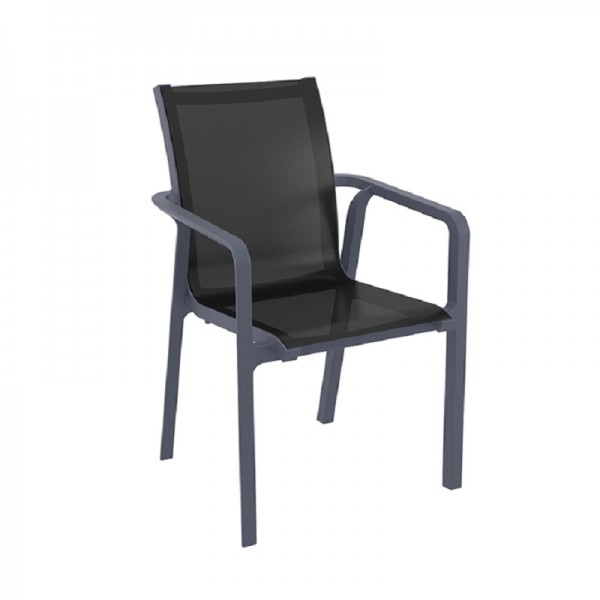 ZGR Καρέκλα Pacific Dark Grey/Black 20.0076