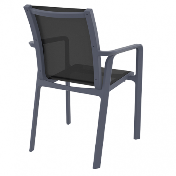 ZGR Καρέκλα Pacific Dark Grey/Black 20.0076
