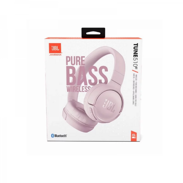 JBL  Tune 510ΒΤ, On-Ear Bluetooth Headphones, Earcup control (Rose) Ακουστικά Κεφαλής