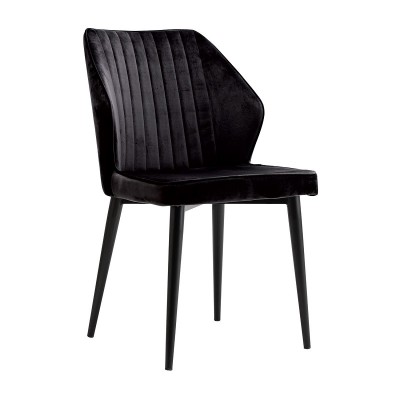 VRS Καρέκλα Rihanna Μαύρο 300-299