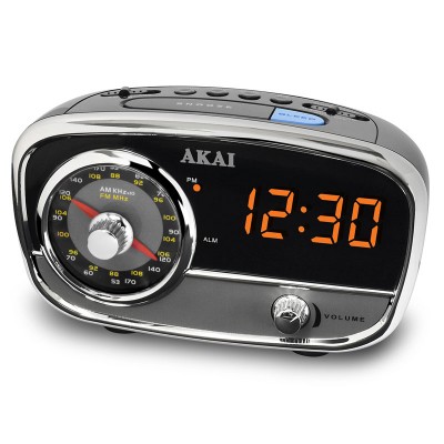 Akai CE1401  Φορητό Αναλογικό Ραδιο-Ρολόι