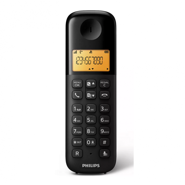 Philips D1601B/34 Ασύρματο Τηλέφωνο 