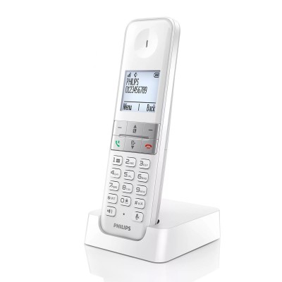 Philips D4701W Ασύρματο Τηλέφωνο με Aνοιχτή Aκρόαση