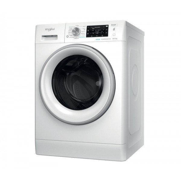 Whirlpool FFWDD1076258SVEE Πλυντήριο-Στεγνωτήριο Ρούχων 7kg/10kg  Πλυντήρια - Στεγνωτήρια