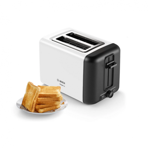 Bosch Compact Toaster Φρυγανιέρα TAT3P421 Designline White Φρυγανιέρες