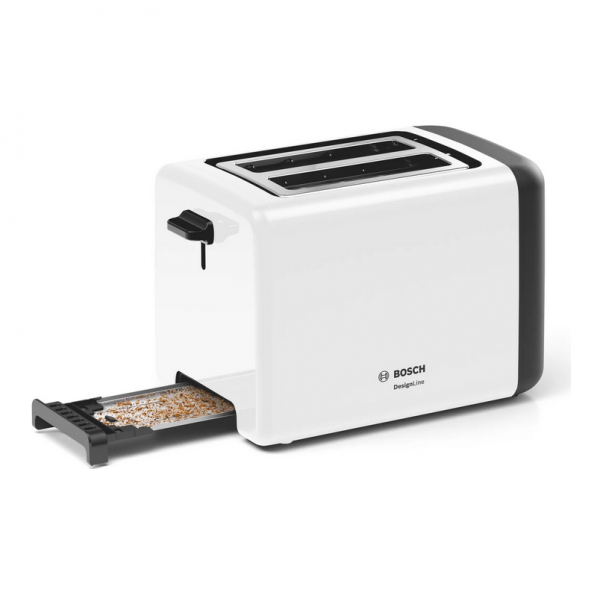 Bosch Compact Toaster Φρυγανιέρα TAT3P421 Designline White Φρυγανιέρες