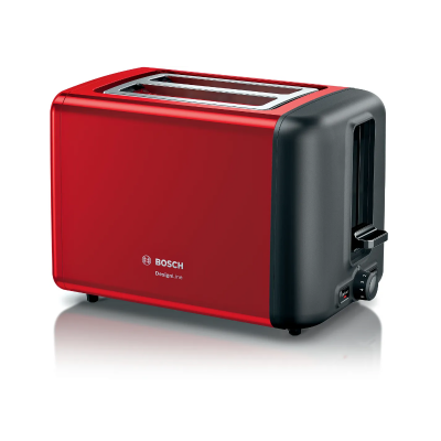Bosch Compact Toaster Φρυγανιέρα TAT3P424 Designline Red