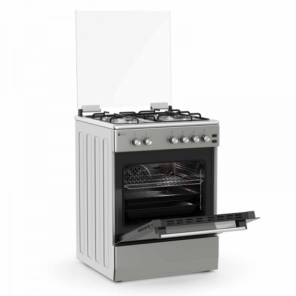 Thermogatz Ελεύθερη Κουζίνα Αερίου TGS6021IX Multigas Κουζίνες