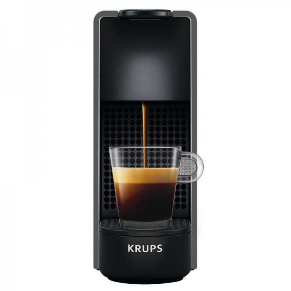 Krups XN110BV Μηχανή Espresso Essenza Mini Γκρί (Δώρο 60 κάψουλες ή 100€ επιστροφή σε παραγγελίες καφέ)