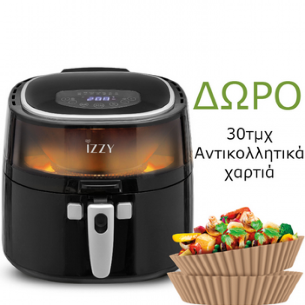 Izzy Φριτέζα Αέρος / Air Fryer IZ-8215, 9Lt, Black / 224894