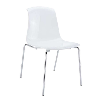 ZGR Καρέκλα Siesta Allegra Glossy White (Σ4) 32.0063