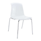 καθισματα εσωτερικου χωρου - επιπλα εσωτερικου χωρου - ZGR Καρέκλα Siesta Allegra Glossy White (Σ4) 32.0063