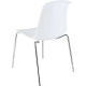 καθισματα εσωτερικου χωρου - επιπλα εσωτερικου χωρου - ZGR Καρέκλα Siesta Allegra Glossy White (Σ4) 32.0063