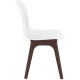 ZGR Καρέκλα Siesta Allegra ΡΡ Brown/Glossy White (Σ4) 32.0071