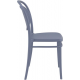 καθισματα εσωτερικου χωρου - επιπλα εσωτερικου χωρου - ZGR Καρέκλα Siesta Marcel Dark Grey 20.0636
