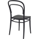 καθισματα εσωτερικου χωρου - επιπλα εσωτερικου χωρου - ZGR Καρέκλα Siesta Marie Black 20.0048