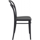 καθισματα εσωτερικου χωρου - επιπλα εσωτερικου χωρου - ZGR Καρέκλα Siesta Marie Black 20.0048