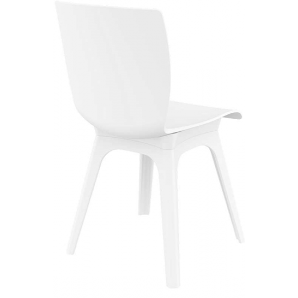 καθισματα εσωτερικου χωρου - επιπλα εσωτερικου χωρου - ZGR Καρέκλα Siesta Mio ΡΡ White/White (Σ4) 20.0190