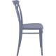 καθισματα εσωτερικου χωρου - επιπλα εσωτερικου χωρου - ZGR Καρέκλα Siesta Cross Dark Grey 20.0589