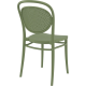 καθισματα εσωτερικου χωρου - επιπλα εσωτερικου χωρου - ZGR Καρέκλα Siesta Marcel Olive Green 20.0638