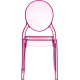 καθισματα εσωτερικου χωρου - επιπλα εσωτερικου χωρου - ZGR Καρέκλα Siesta Elizabeth Pink Transp. 32.0022