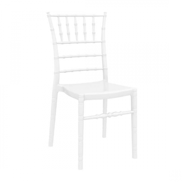 καθισματα εσωτερικου χωρου - επιπλα εσωτερικου χωρου - ZGR Καρέκλα Siesta Chiavari Glossy White (Σ4) 32.0036