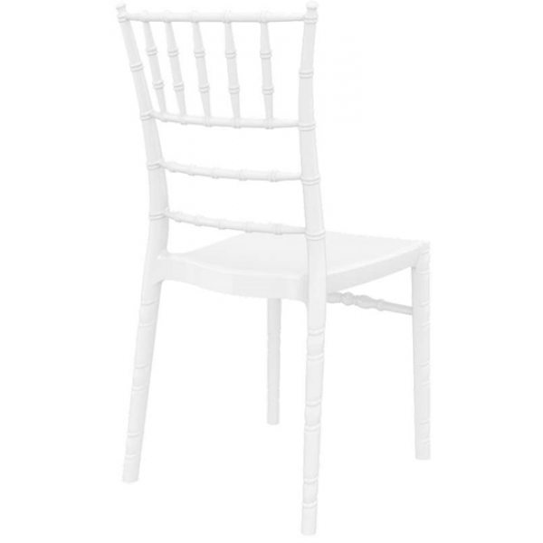 καθισματα εσωτερικου χωρου - επιπλα εσωτερικου χωρου - ZGR Καρέκλα Siesta Chiavari Glossy White (Σ4) 32.0036