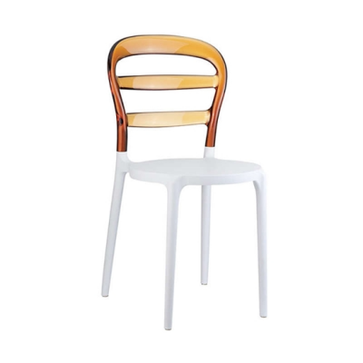 ZGR Καρέκλα Siesta Bibi White/Amber Transp. 32.0046