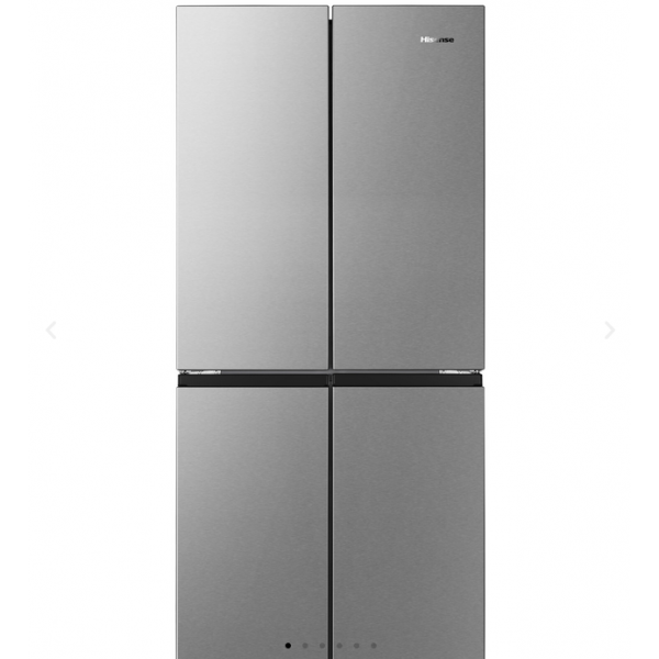 Hisense Ψυγείο Ντουλάπα Cross Door RQ563N4SI2, Total Νo Frost, 454Lt, Inox
