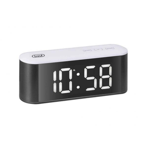Trevi EC883BL Ψηφιακό Ρολόι Επιτραπέζιο με Ξυπνητήρι