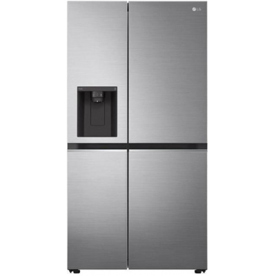 LG Ψυγείο Ντουλάπα GSLV51PZXE, Total No Frost, 635 lt, Inox