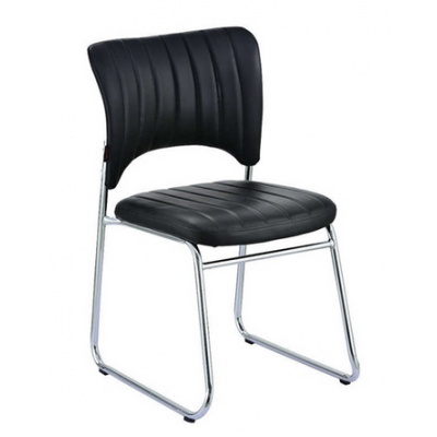 ZGR Καρέκλα Preston Μαύρη Χρωμίου 01.0216