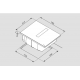 Pyramis Επαγωγική Εστία Αυτόνομη με Απορροφητήρα Abysso Down Air 034062201 Εστίες