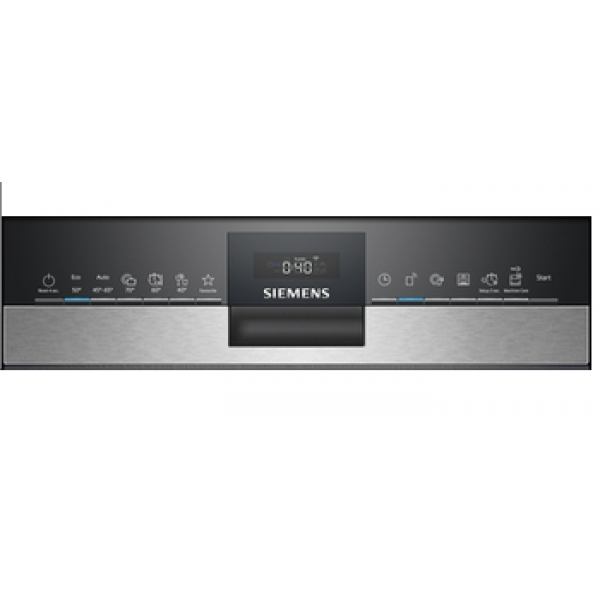 Siemens SR55ZS10ME iQ500, Εντοιχιζόμενο πλυντήριο πιάτων με εμφανή μετόπη, 45 cm, ανοξείδωτο ατσάλι