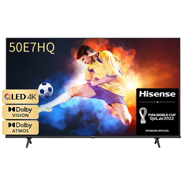 HISENSE 50E7HQ 50'' 4K UHD  Smart TV Τηλεοράσεις