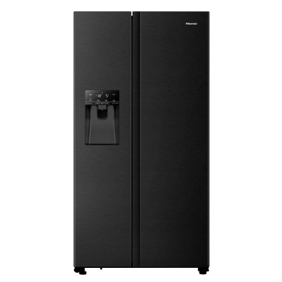 Hisense Ψυγείο Ντουλάπα RS694N4TFE Μαύρο