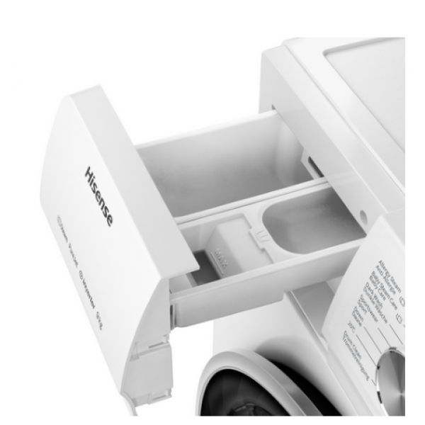 Hisense WDQA9014EVJMW Πλυντήριο-Στεγνωτήριο Ρούχων 9kg/6kg Ατμού 1400 Στροφές & Wi-Fi