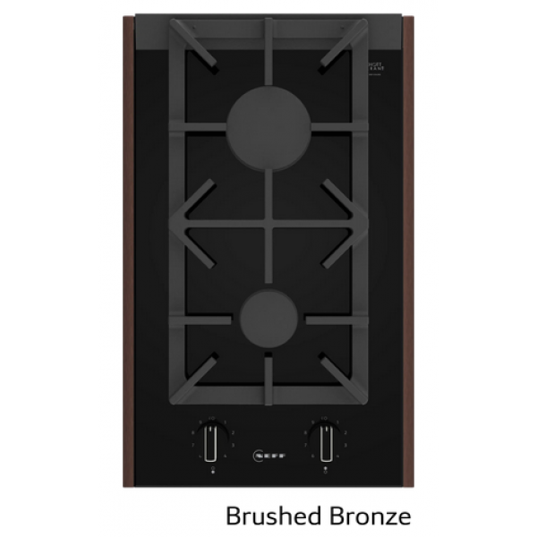 Neff NGASD30B0 Σετ (N23YS29S0+Z9802PFBY0) Domino Εστία Αερίου + Πλαϊνά, 30cm με πλαίσιο Brushed Bronze