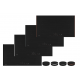 Neff NFLIN90D0 Σετ (T69YYV4C0 + Z9801TWDY0 + Z9802PFDY0) Επαγωγικές Εστίες + Twist Pad Flex + Πλαϊνά, 90cm με πλαίσιο Deep Black