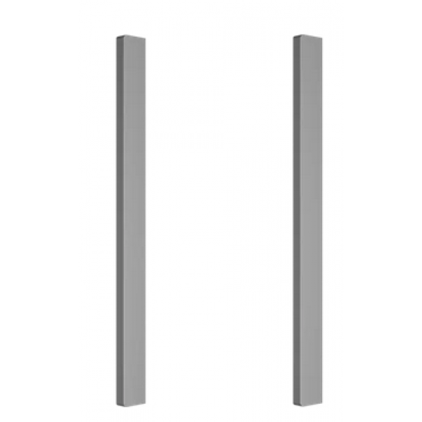 Neff NGLDR90M0 Σετ (I98WMM1Y7+Z5802GLMY0) Βυθιζόμενος Απορροφητήρας κρυστάλλου 90cm + Πλαϊνά Metallic Silver