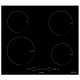 Davoline Σετ Εντοιχισμού (BPDX 6012 BL + IND 7204) Φούρνος 72lt Μαύρο με Επαγωγική Εστία Μαύρο