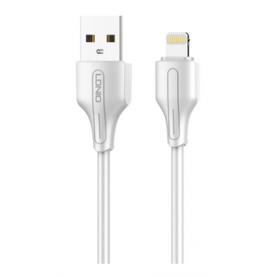 LDNIO 5210131073506 Καλώδιο Lightning σε USB LS540, 12W, 20cm, Λευκό