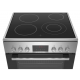 Bosch HKS59E150U Σειρά 6 Ελεύθερη Κουζίνα με ηλεκτρικές Εστίες 66lt Brushed steel anti-fingerprint