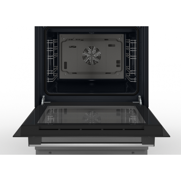 Bosch HKR39A250U Σειρά 4 Ελεύθερη Κουζίνα με Κεραμικές Εστίες 66lt, Inox, 3D Hotair