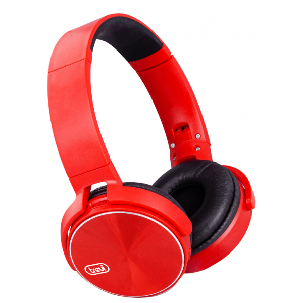 Trevi DJ 12E50 BT Ασύρματα/Ενσύρματα On Ear Hi-Fi Ακουστικά Κόκκινο
