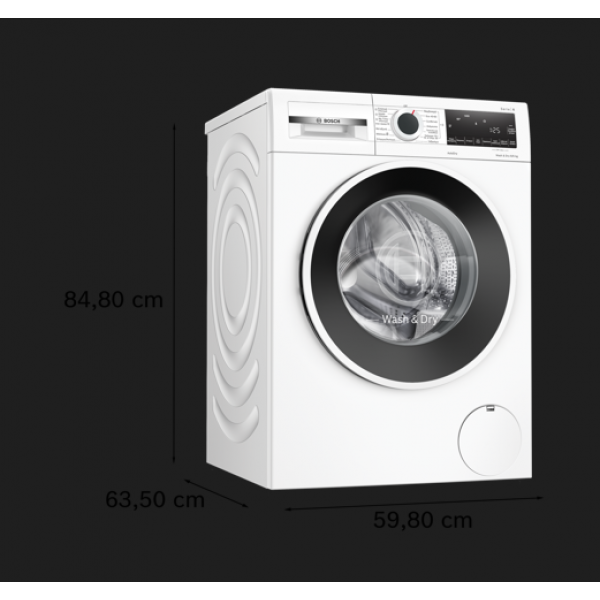 Bosch WNA14401GR Πλυντήριο-Στεγνωτήριο Ρούχων 9kg / 6kg 1400rpm με Ατμό