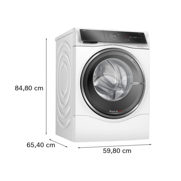 Bosch WNC254A0GR Πλυντήριο-Στεγνωτήριο Ρούχων 10.5kg / 6kg 1400rpm Λευκό με Ατμό