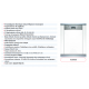 Brandt VS1010X Πλυντήριο Πιάτων Ημιεντοιχιζόμενο 45cm, Ενεργειακή E, 10 Σερβίτσια, 6 Προγράμματα, Inox Πάνελ